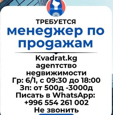 требуется реализатор на рынок: Требуется Менеджер по продажам, График: Шестидневка, Неполный рабочий день, Оплачиваемый отпуск — 1