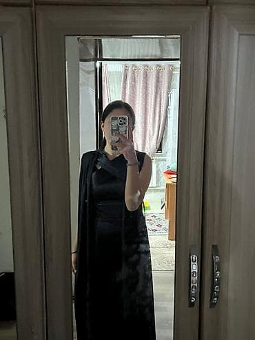 платье индия: Вечернее платье, Длинная модель, Без рукавов, M — 3