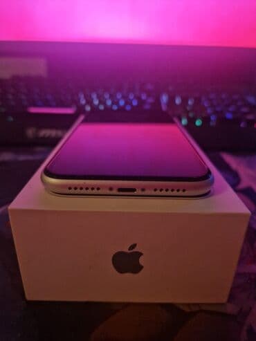 лед вотч: IPhone Xr, Колдонулган, 128 ГБ, Ак, Куту, 73 % — 10