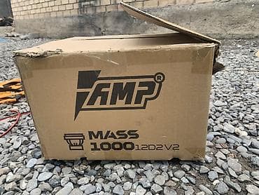 усилитель в авто: Сабвуфер AMP MASS 1000 12D2 V2 - Тип: автомобильный сабвуфер, серия — 3