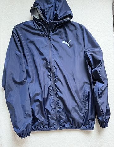 Личные вещи: Мужская ветровка Puma - Цвет: темно-синий (navy) 1 выход, состояние — 1
