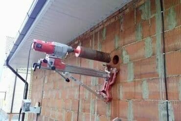 Алмазное бурение отверстий в стенах - Профессиональное сверление