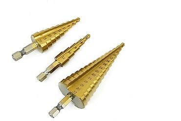 продаю драбилку: Набор ступенчатых сверл по металлу (типа «ёлочка») - — 3