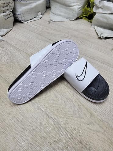 Босоножки, сандалии, шлепанцы: Мужские сандалии, 42, Nike, Новый, цвет - Белый, Платная доставка — 6