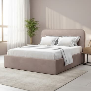 Двуспальная кровать, Новый, С матрасом, длина - 200 см