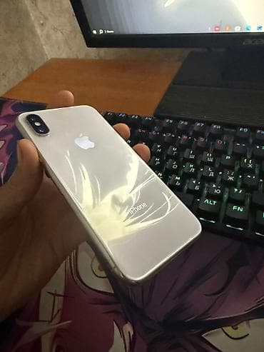 купить айфон х без фейс айди: IPhone X, 64 ГБ, Серебристый — 3