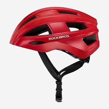 велосипеы: Велошлем ROCKBROS с задней LED‑подсветкой и USB‑зарядкой - Встроенная — 6