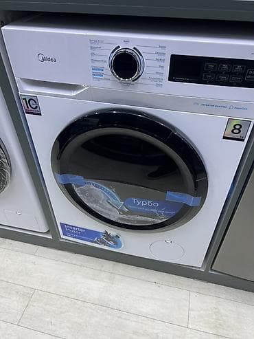 Стиральная машина Midea, фронтальная загрузка, 8 кг. Основные at lalafo.kg Стиральная машина Midea, фронтальная загрузка, 8 кг. Основные