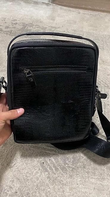 часы железные: Классическая сумка, Butun, Материал: Экокожа, Множество карманов, Мужские — 3