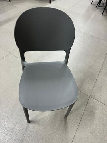 диваны для кафе и ресторанов: Стул для кухни, Другой материал, цвет - Серый — 25