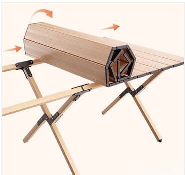 продаю раскладной стол: Складной походный стол, Новый, Железо, цвет - Черный — 4