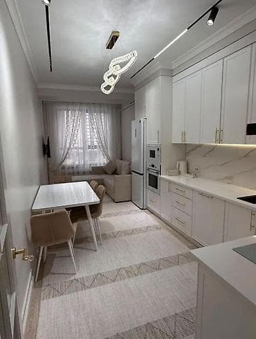 Квартиры: 3 комнаты, 104 м², Элитка, Асанбай мкр Элитка, 3 этаж, Евроремонт — 9