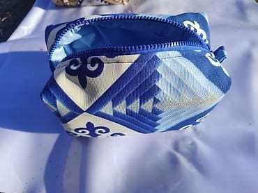 Косметички/органайзеры ручной работы из плотной ткани с этническими