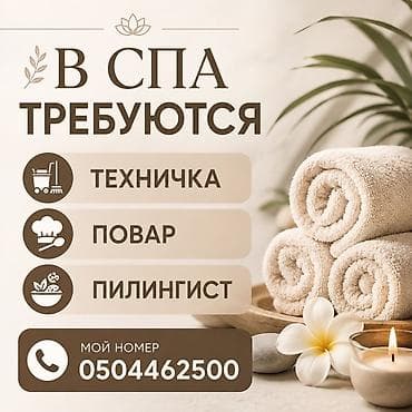 Домашний персонал и уборка: Вакансии в СПА Открыты позиции: - Техничка (уборка и поддержание — 1