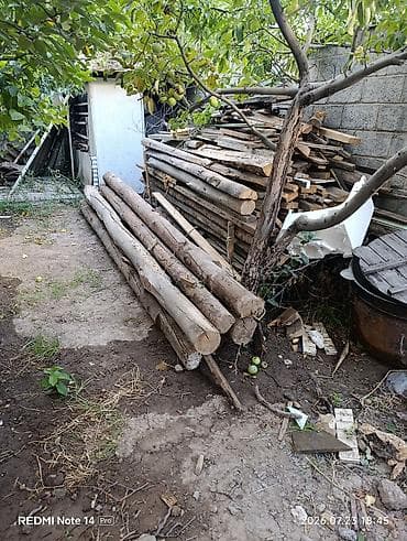 Дерево для строительных и хозяйственных работ - Бревна/жерди хвойных