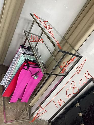 Продается торговое оборудование стойка с полкой, 4 шт. Цена 4000 at lalafo.kg Продается торговое оборудование стойка с полкой, 4 шт. Цена 4000