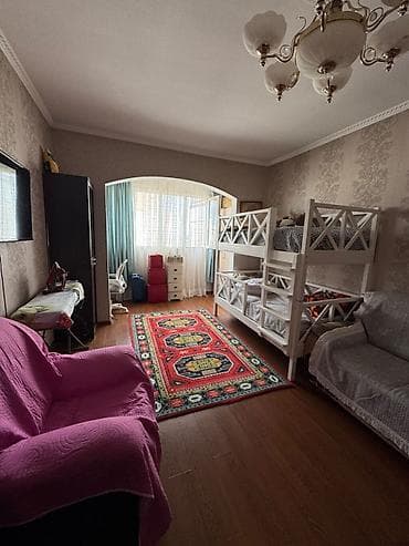 квартира кок джар: 1 комната, 45 м², 105 серия, 9 этаж, Косметический ремонт — 3