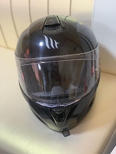Мотошлем интеграл MT Helmets (серия Thunder/Similar), черный глянец