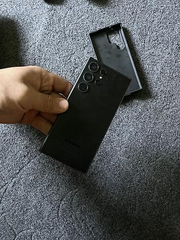 Техника и электроника: Samsung Galaxy S23 Ultra, Б/у, 256 ГБ, цвет - Черный — 1