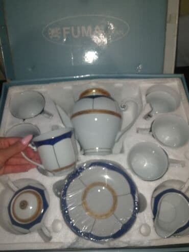 посуда для гостей: Продаю чайный сервиз на 6 персон 17 предметов фирмы FUMA производство — 2