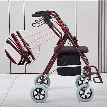 Медицинское оборудование: РОЛЛАТОР+ ХОДУНОК 2/1 Ходунок на колёсах его можно использовать как — 7