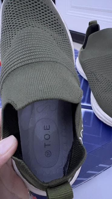 кроссовки лето: Мужские кроссовки, 37, Б/у, цвет - Зеленый — 5