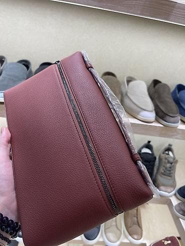 бу очки: Мужская кожаная сумка-планшет LP - Формат: компактная — 8