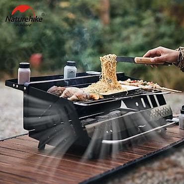 naturehike: 🟠 Гриль Naturehike Vertical BBQ Grill with storage bag Black 🟠 ⠀ — 2