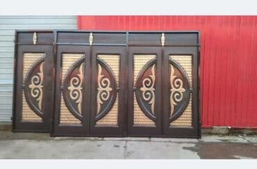 ворота для дачи: Ворота распашные, откатные, есть в наличии и на заказ, металл из — 17