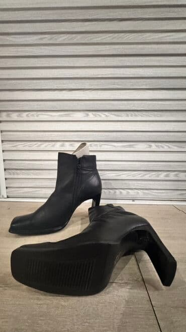 белорусская обувь для проблемных ног бишкек: Женские ботильоны из черной гладкой кожи на осень - весну - Форма — 3