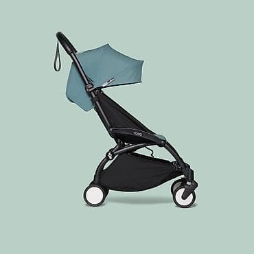 прогулочная коляска viki: Коляска, Babyzen yoyo, цвет - Голубой, Б/у — 1