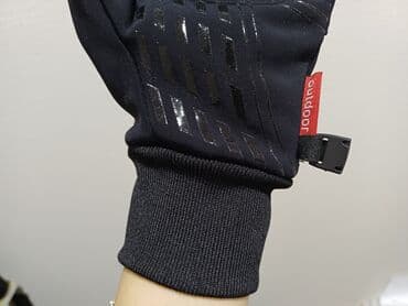 Бижутерия: Перчатки, варежки, Унисекс, Новый, цвет - Черный — 5