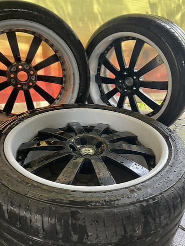диски на кмри: Колеса в сборе 285 / 40 / R 22, Лето, Б/у — 2