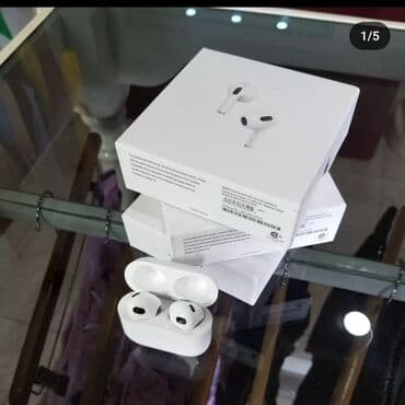 аирподс 3 люкс: Вакуумные, Apple, Новый, Беспроводные (Bluetooth), Классические — 2