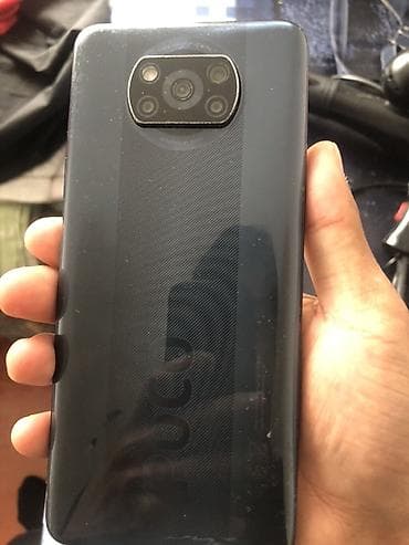 xiaomi монитор: Poco X3 Pro, Б/у, 128 ГБ, цвет - Черный, 2 SIM — 4