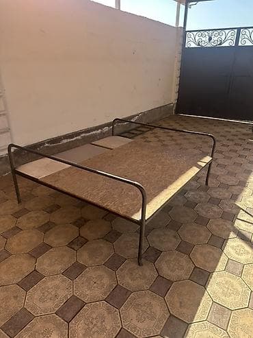 Эки ярустуу керебеттер: Бир кишилик керебет, Каркассыз матрас, узуну - 195 см — 2