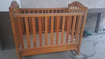 chicco echo: Люлька, Качалка, Дерево, цвет - Коричневый — 4