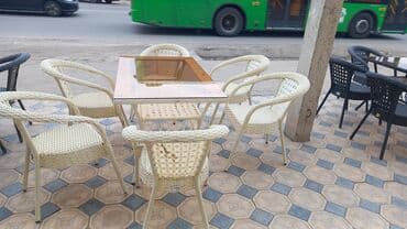 садовый стол и стулья: Садовый стул Металл — 6