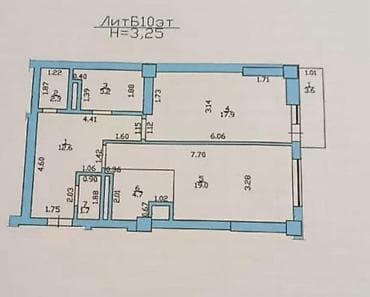 дешёвый квартиры: 2 комнаты, 67 м², Элитка, 10 этаж, Готовая ПСО (под самоотделку) — 3
