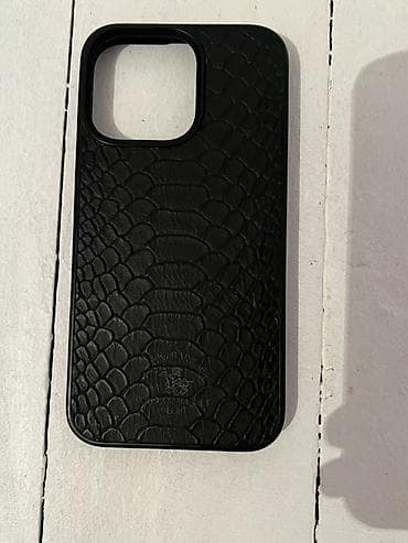 battery case: Чехол для смартфона с текстурой под кожу рептилии, черный. - — 1