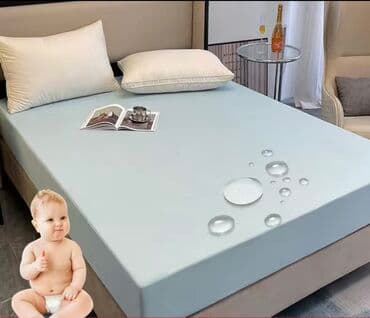 детское постельное белье для новорожденных: Водонепроницаемые простыни на резинке, отличная защита от разного вида — 1