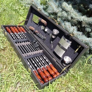 ишу работу шашлычник: Добротный набор для мужчин! 10 шампуров Тяпка и нож Кизляр Все — 3