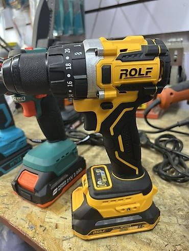 АККУМУЛЯТОРНАЯ ДРЕЛЬ‑ШУРУПОВЁРТ ROLF MT1820 - Платформа: 20V Max - lalafo.kg да АККУМУЛЯТОРНАЯ ДРЕЛЬ‑ШУРУПОВЁРТ ROLF MT1820 - Платформа: 20V Max -