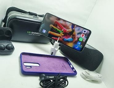 Redmi, Redmi Note 8 Pro, Б/у, 256 ГБ, цвет - Синий, 1 SIM, 2 SIM, eSIM