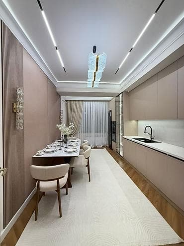 ts group: 2 комнаты, 77 м², Асанбай мкр Элитка, 8 этаж, Дизайнерский ремонт — 1