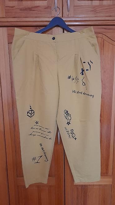 lining flex: Брюки Широкие, Осень-весна, Made in KG, Новый, 6XL — 1