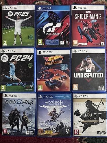 Коллекция дисков с играми для PlayStation (PS5 и PS4). Состав: - PS5