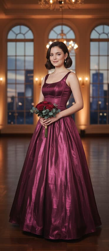 Киреге берилүүчү кийимдер: Кече көйнөгү, Барпайган кооз, Узун модель, Тафта, Жеңдери жок, Корсет, XS — 1