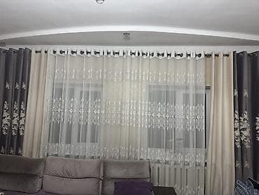 перчатки лилия: Комплект штор, С вышивкой, Готовое изделие, Для зала — 2