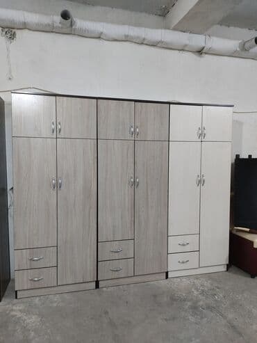 купить шифоньер недорого: Шкаф для одежды, Новый, Прямой, ЛДСП — 7